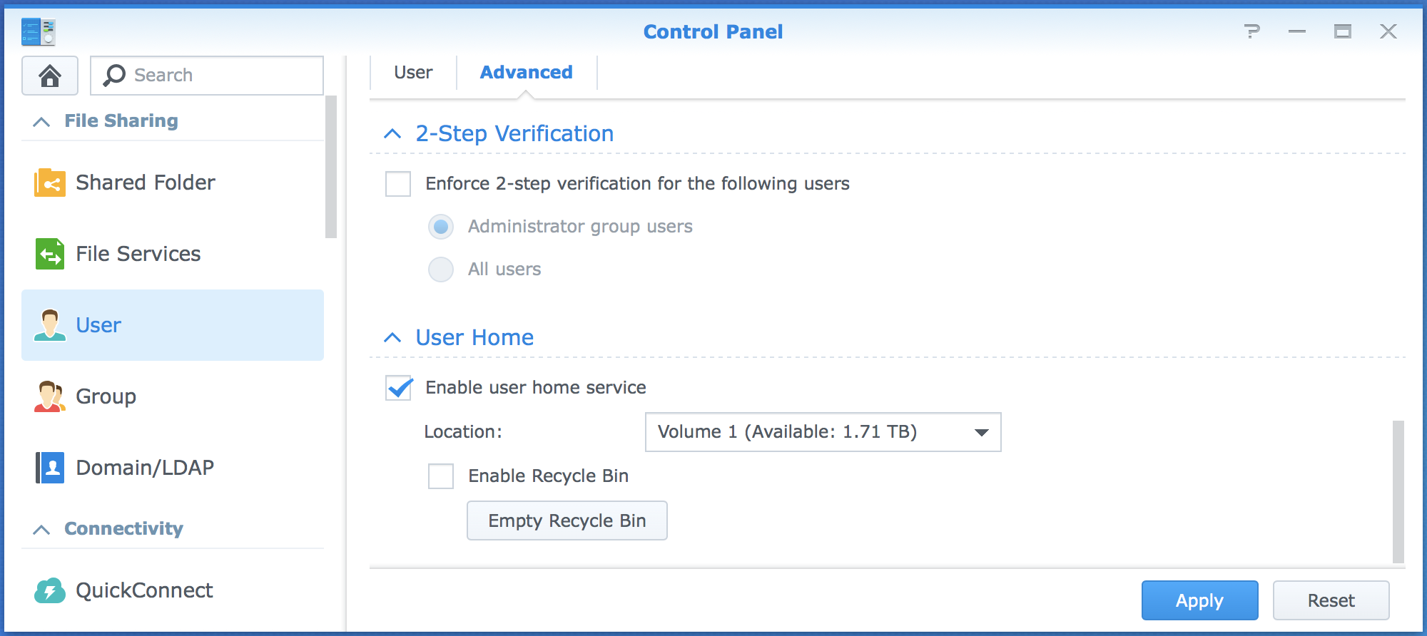 NAS: Enable SCP and password-less SSH login 